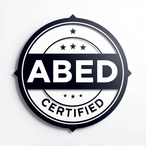 Logo da certificaäão ABED